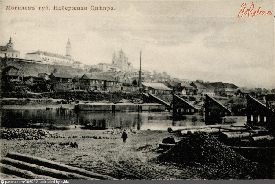 Могилёв - Могилев. Река Днепр, вид на правый берег