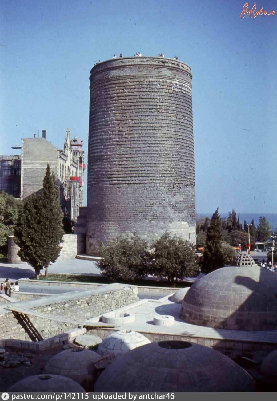 Баку - Девичья башня 1978, Азербайджан,