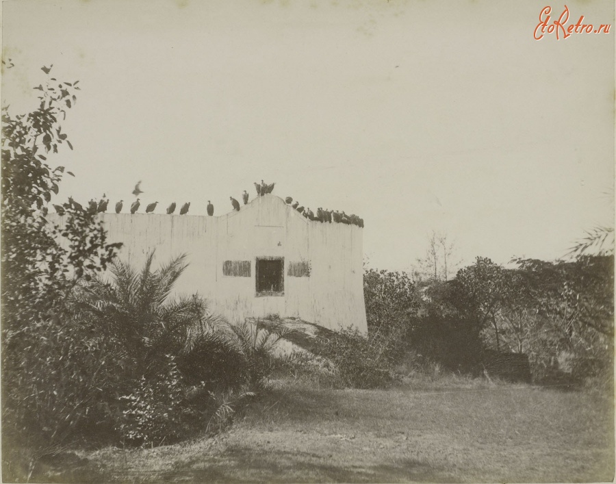 Индия - Башня молчания в Бомбее. 1900