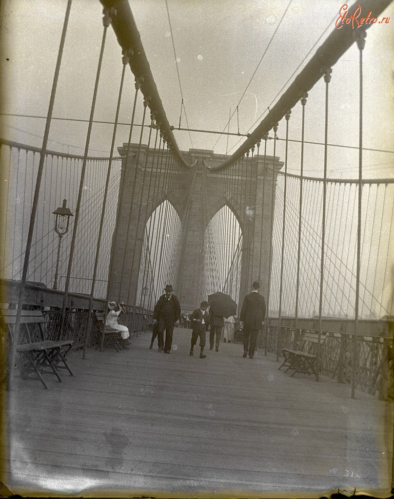 Нью-Йорк - Brooklyn Bridge США,  Нью-Йорк (штат),  Нью-Йорк,  Бруклин