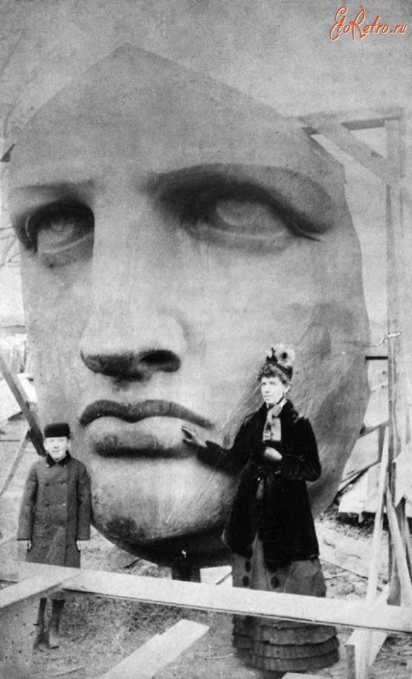 Нью-Йорк - Голова статуи Свободы