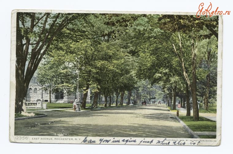 Нью-Йорк - Нью-Йорк. Улица Ист-Авеню, Рочестер, 1908