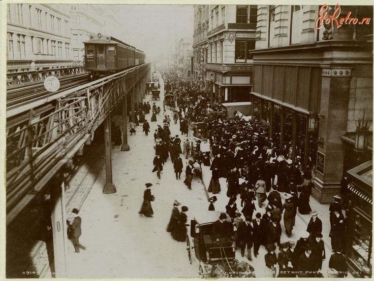 Нью-Йорк - Нью-Йорк. Шестая Авеню, 1903