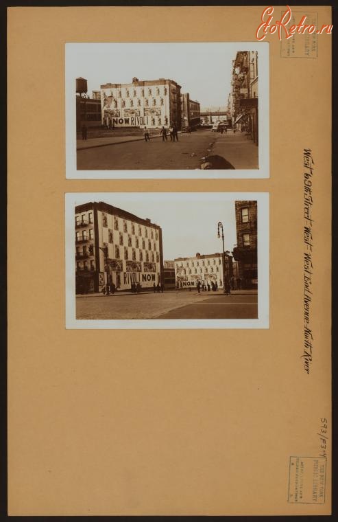 Нью-Йорк - Манхэттен. Театры. 69-я западная, Уэст-энд-авеню, 1939