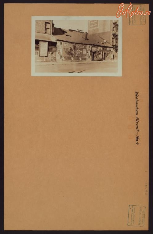 Нью-Йорк - Манхэттен. Театры. Вихокен-стрит, 10-я улица, 1923