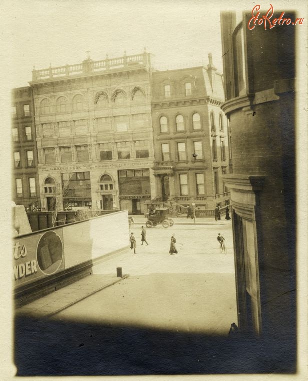 Нью-Йорк - Манхэттен. Пятая Авеню и 40-я улица, 1905-1906