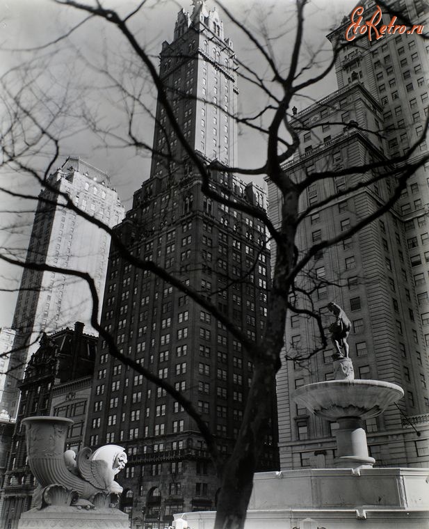 Нью-Йорк - Манхэттен. Пятая авеню и 58-я улица, 1937