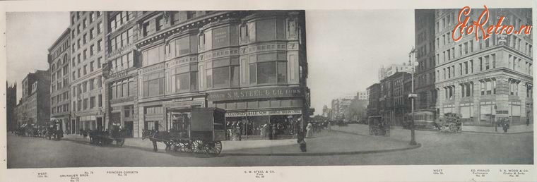 Нью-Йорк - Манхэттен. Пятая авеню, Западные 13-я и 14-я ул., 1911
