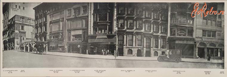 Нью-Йорк - Манхэттен. Пятая авеню и Западная 35-я ул., 1911