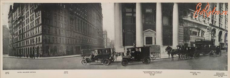 Нью-Йорк - Манхэттен. Пятая авеню и Западная 33-я ул., 1911