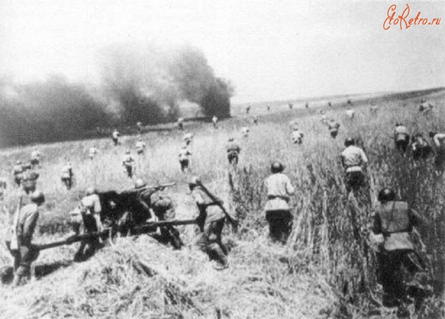 Румыния - Атака советских войск северо-западнее города Яссы. 1944 г.