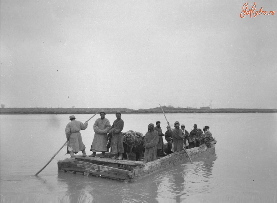 Китай - Переправа через реку Аксу, 1906-1908