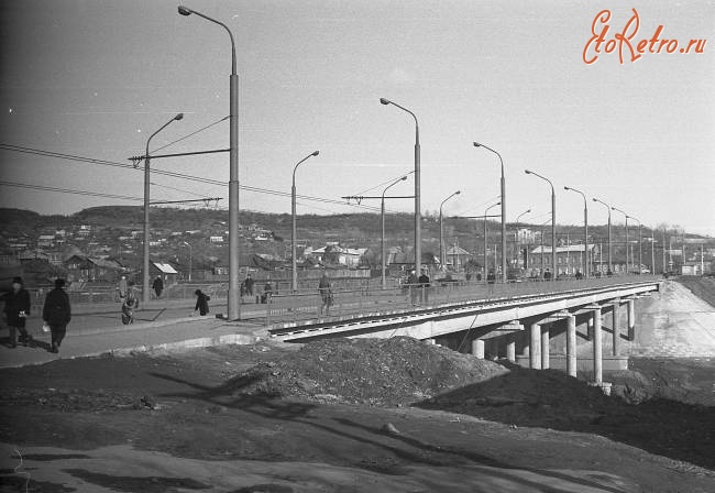 Саратов - Мост через Глебучев овраг перед открытием