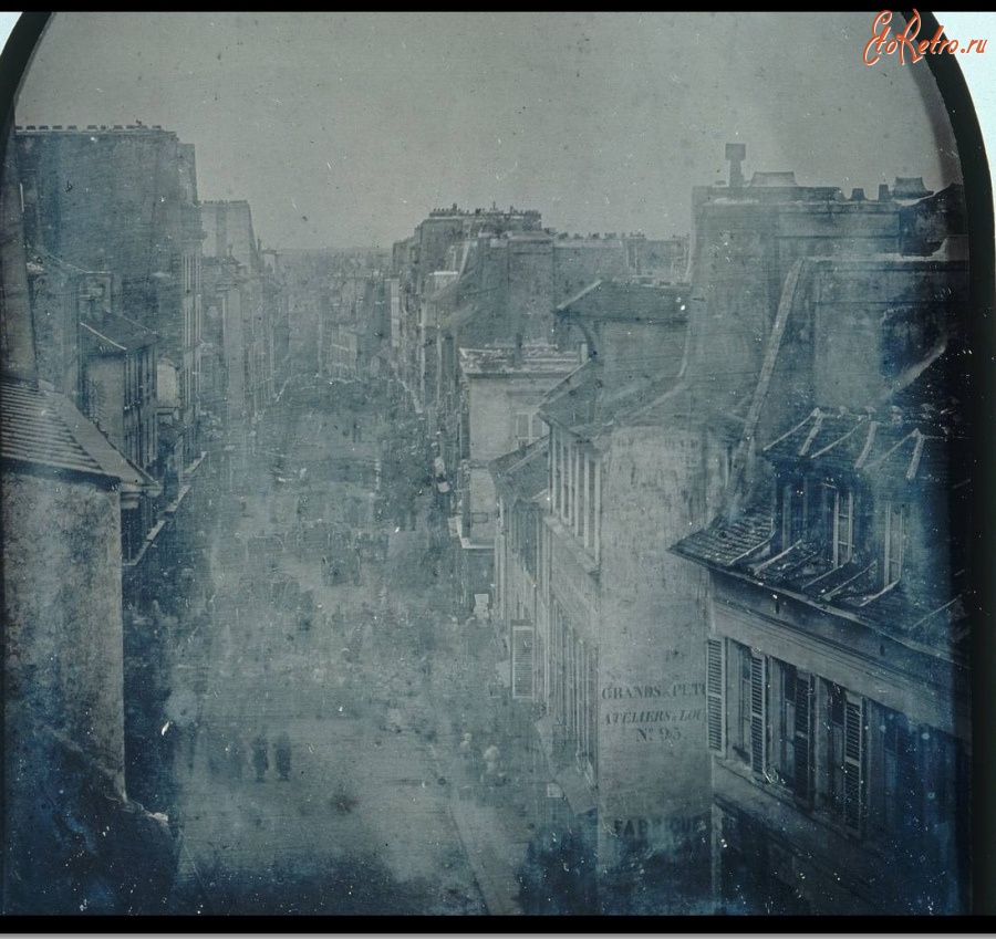 Франция - Баррикады на улице Сен-Мор. Перед атакой 25 июня 1848 года.