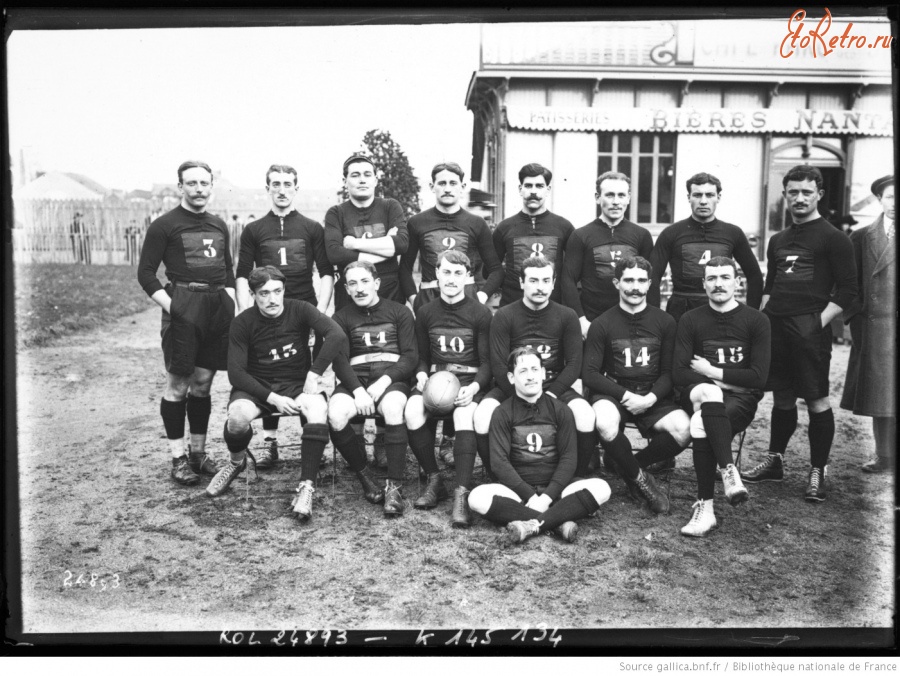 Франция - Нант. Команда по регби Юг, 1912