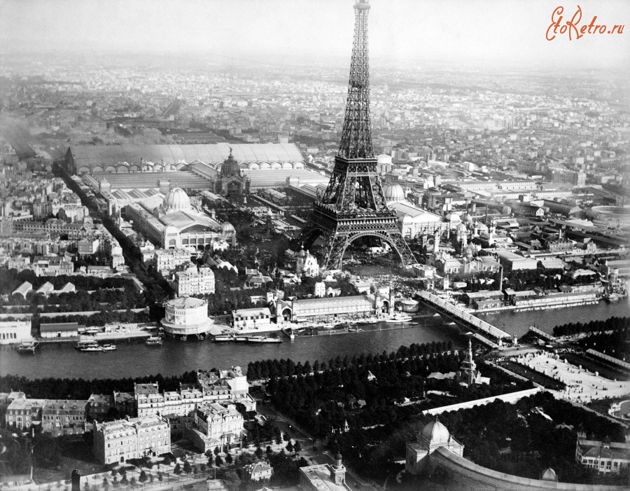 Париж - Aerial view of Paris Франция