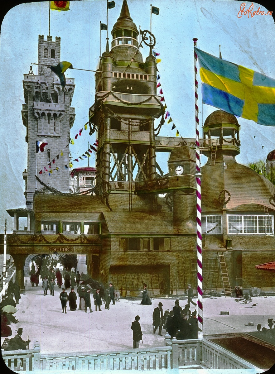 Париж - Paris Exposition: Swedish Pavilion Франция,  Иль-де-Франс,  Париж