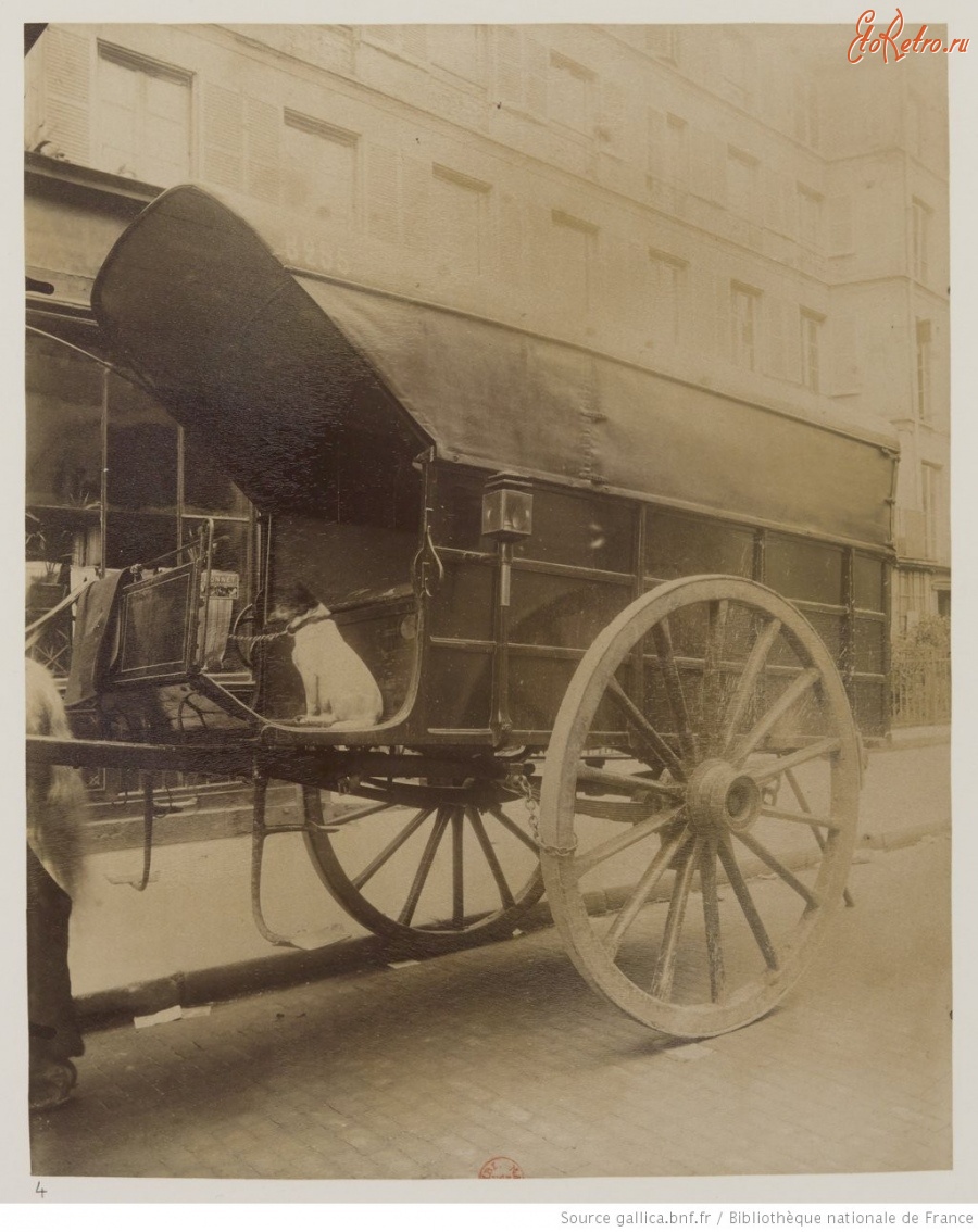 Париж - Омнибус на конной тяге для перевозки грузов, 1902