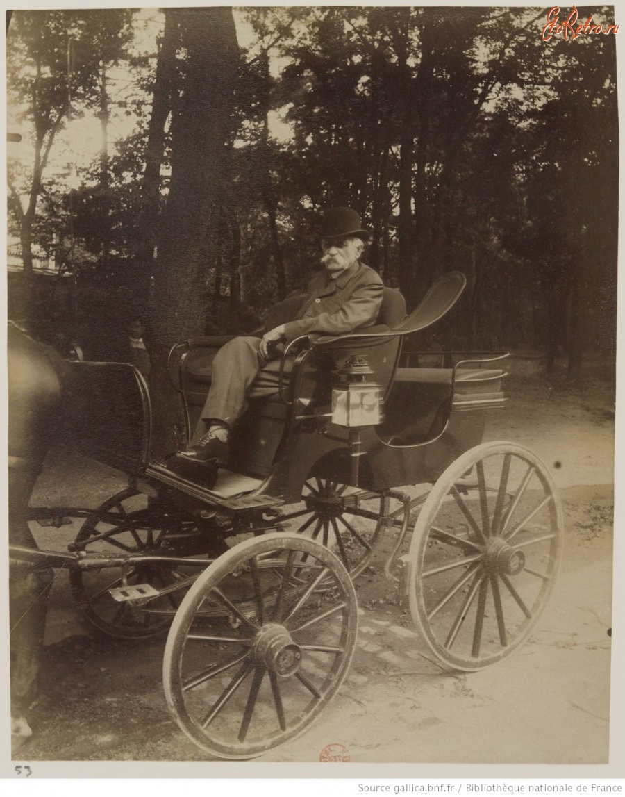 Париж - Перевозка пассажиров в Булонском лесу, 1910