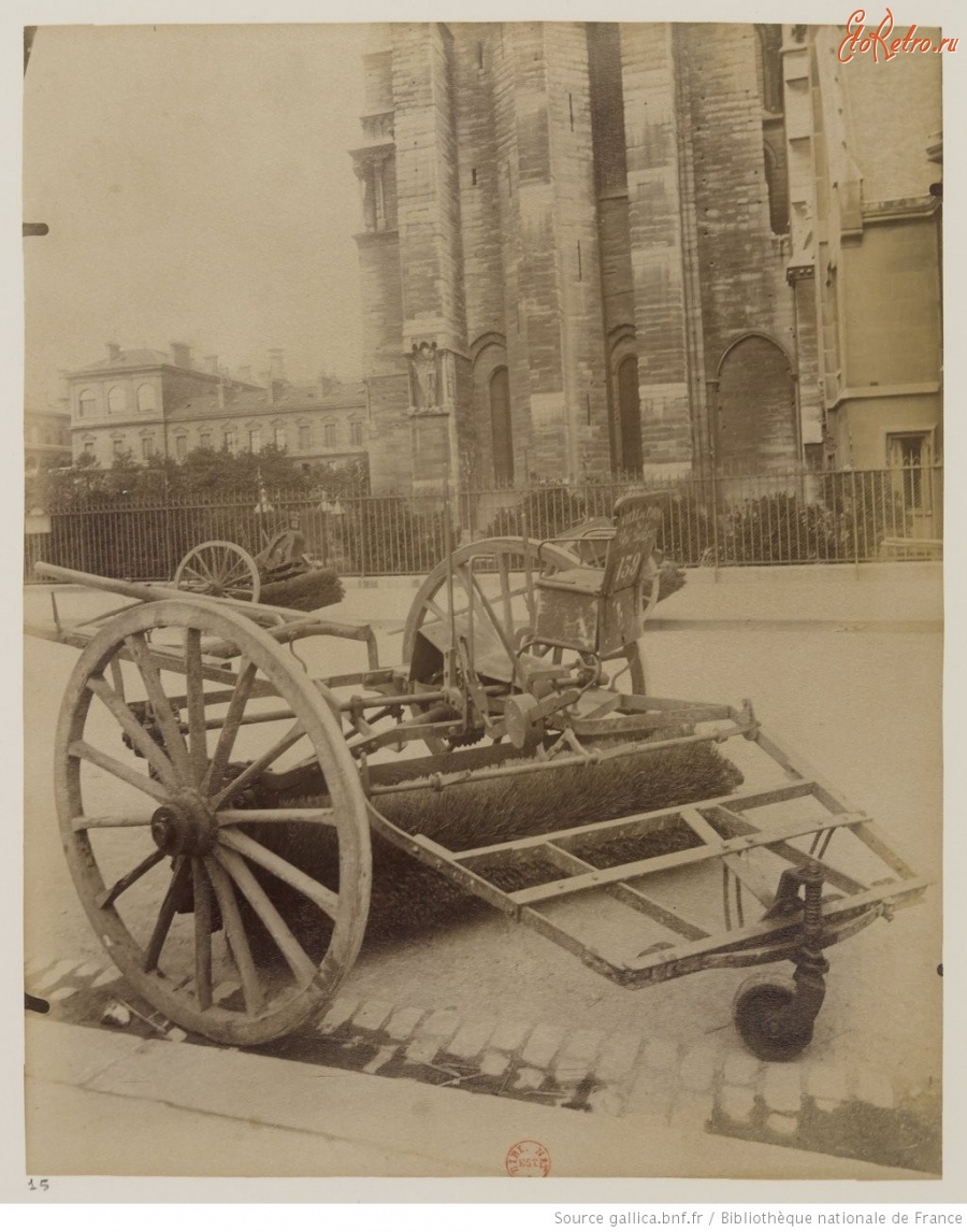 Париж - Коммунальные службы. Уборка улиц, 1910