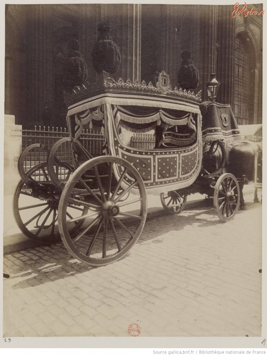 Париж - Катафалк 1-го класса на гужевой тяге, 1910