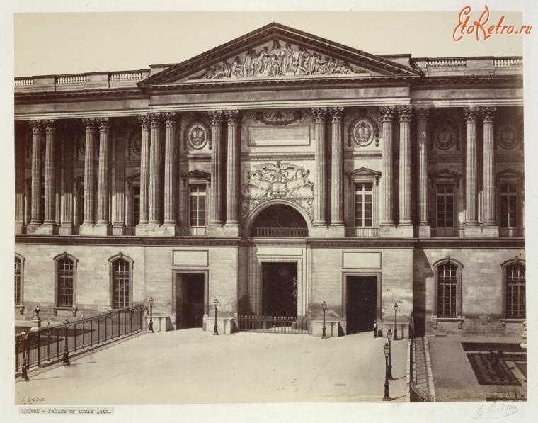 Париж - Колоннада Лувра, 1855-1858