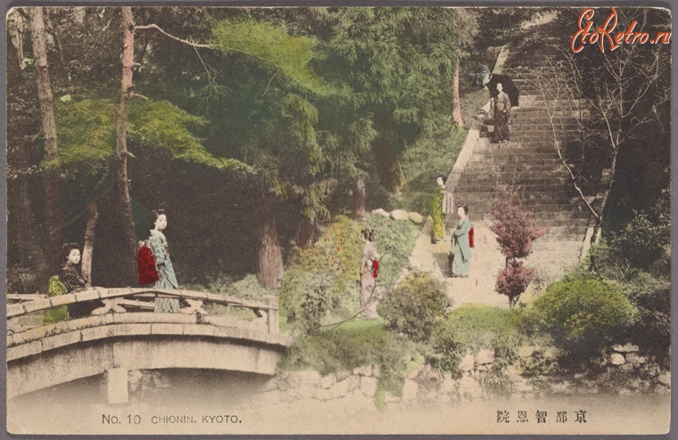 Киото - Лестница Тион-Ин в Киото, 1901-1907