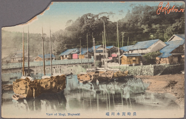 Нагасаки - Вид причала в Можи. Нагасаки, 1907-1918