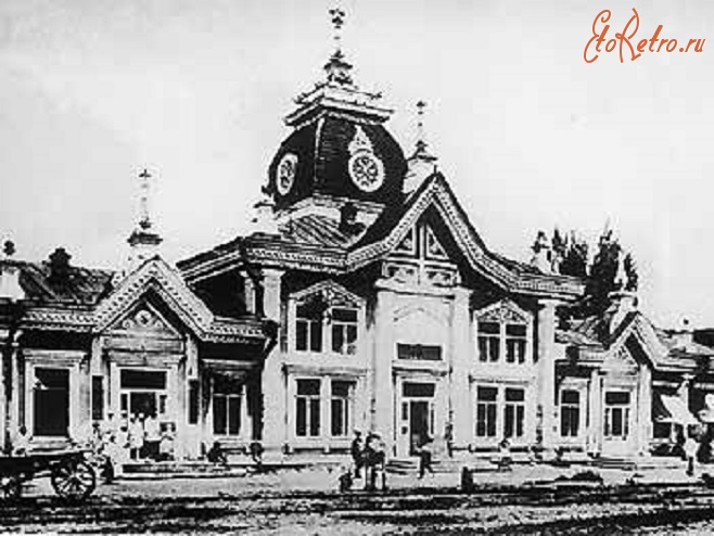 Алма-Ата - Магазин купца И. Габдулвалиева (ныне Кызыл-Тан). 1911 год