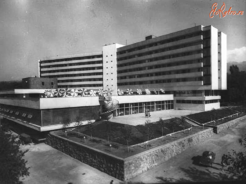 Алма-Ата - 1967г. Г.Пинкевич кафе и ресторан гостиницы Алма-Ата