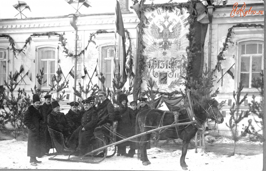 Восточно-Казахстанская область - Семипалатинск.1913 г. На праздновании 300-летия дома Романовых.