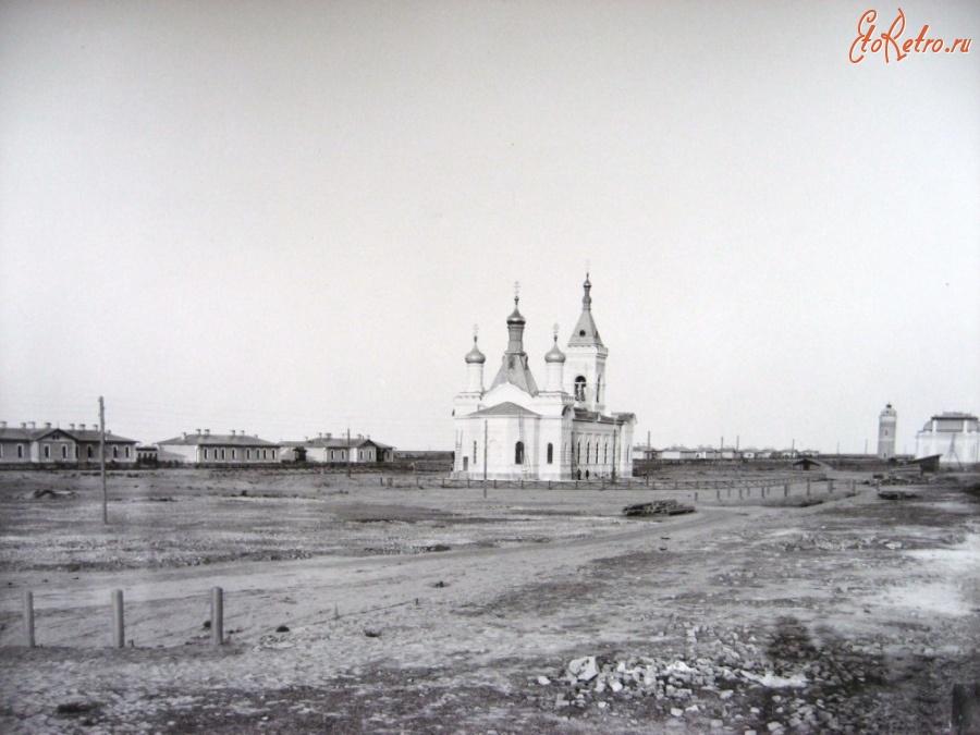 Кызылординская область - Общий вид станции Казалинск