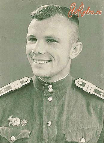 Байконур - Ю.Гагарин-курсант.