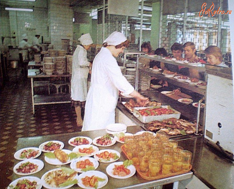 Старые магазины, рестораны и другие учреждения - Столовая советских времен