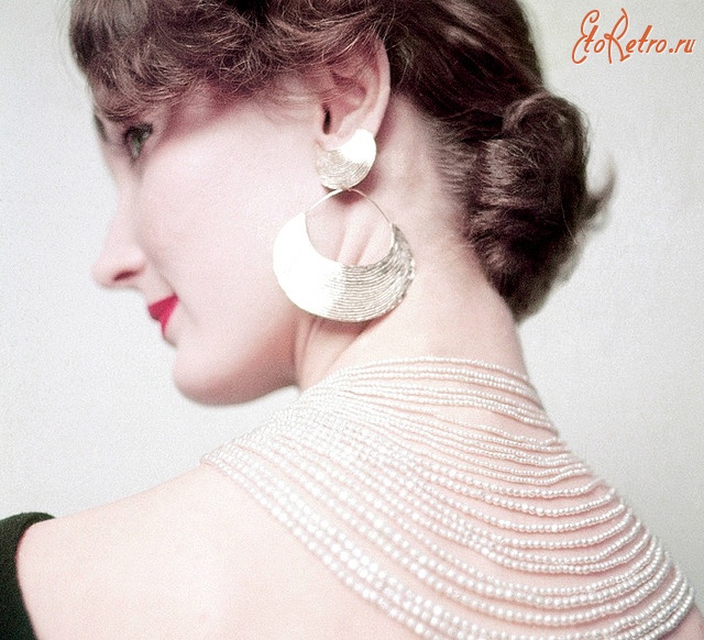 Ретро мода - Модный жемчуг 50-х