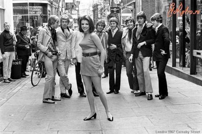 Ретро мода - Ретро фотографии девушек в мини-юбках.60-70-е