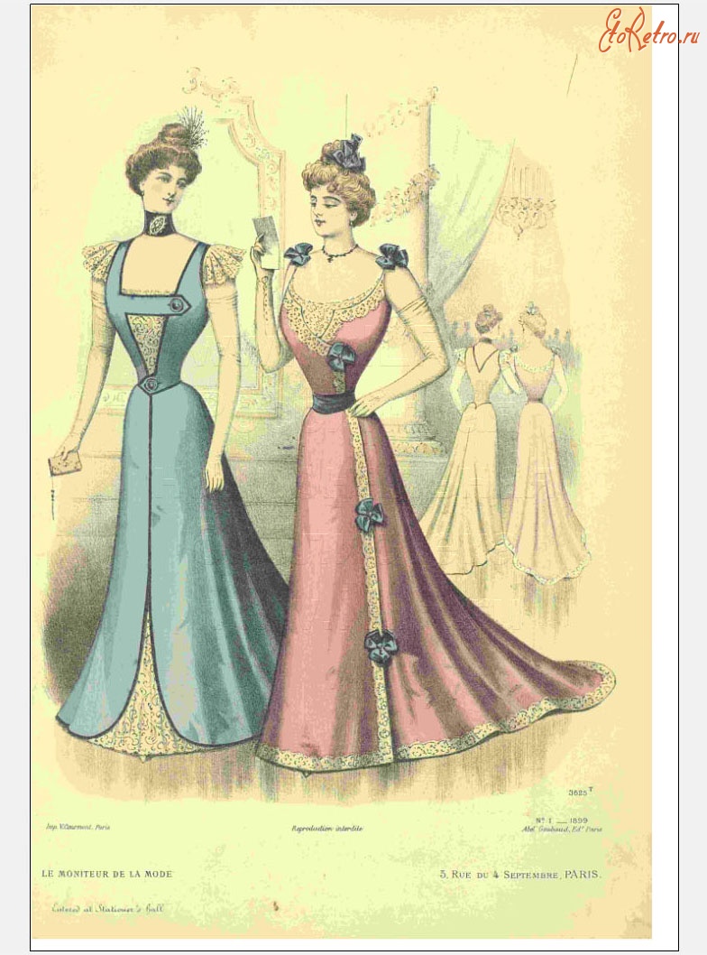 Ретро мода - Вестник моды (журналы 1899)