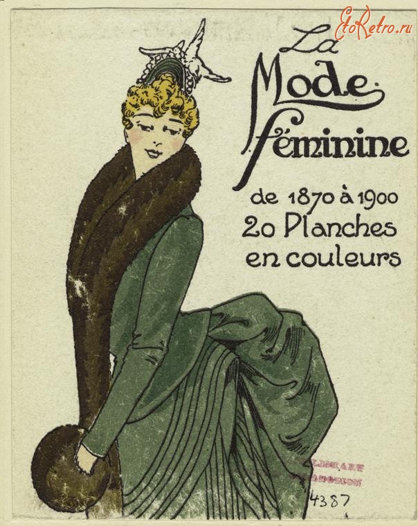 Ретро мода - Женский костюм. Франция, 1870-1879. Женская мода 1870-1900