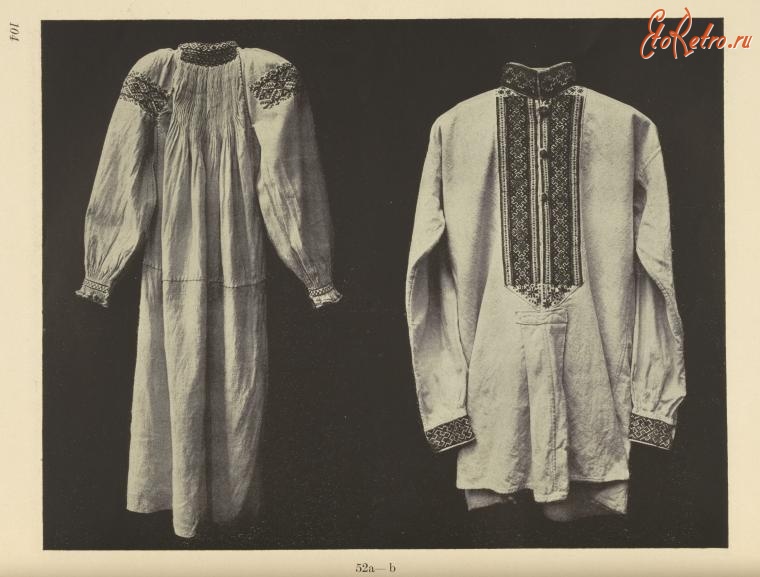 Ретро мода - Закарпатские вышитые рубашки, 1929