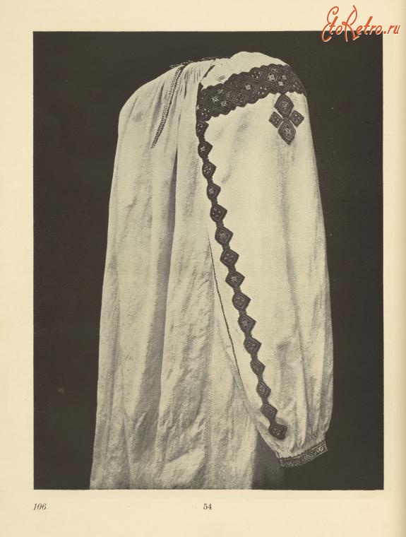 Ретро мода - Женский костюм Закарпатской области Украины, 1926