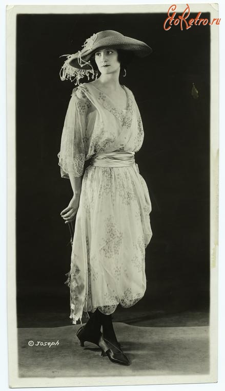 Ретро мода - Костюм 1920-1929. Кружевное платье с поясом