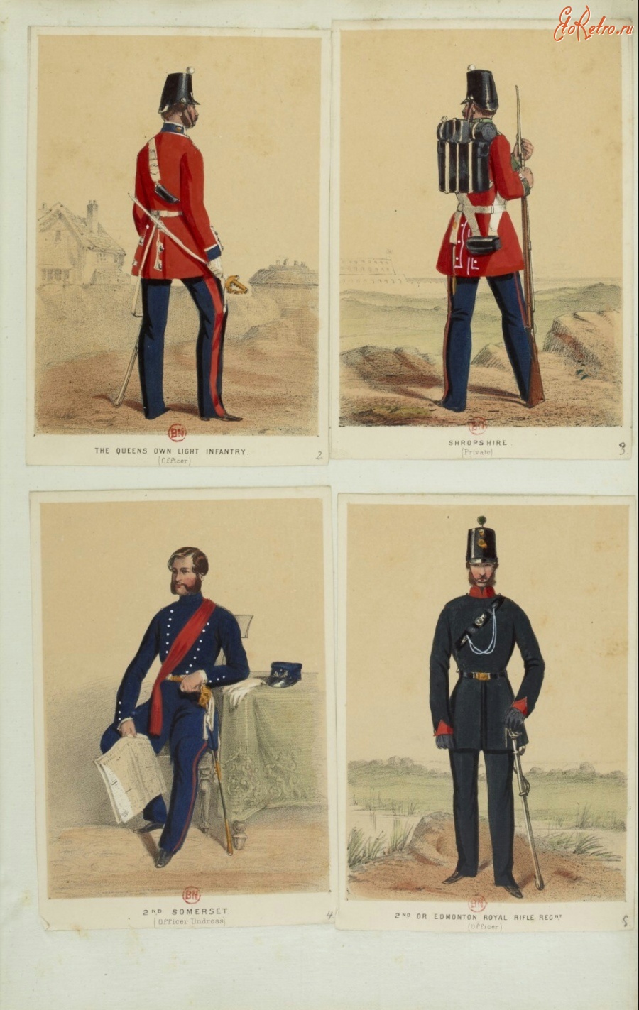 Ретро мода - Королевская лёгкая пехота. 2-й Сомерсет и 2-й Королевский Лондонский полк