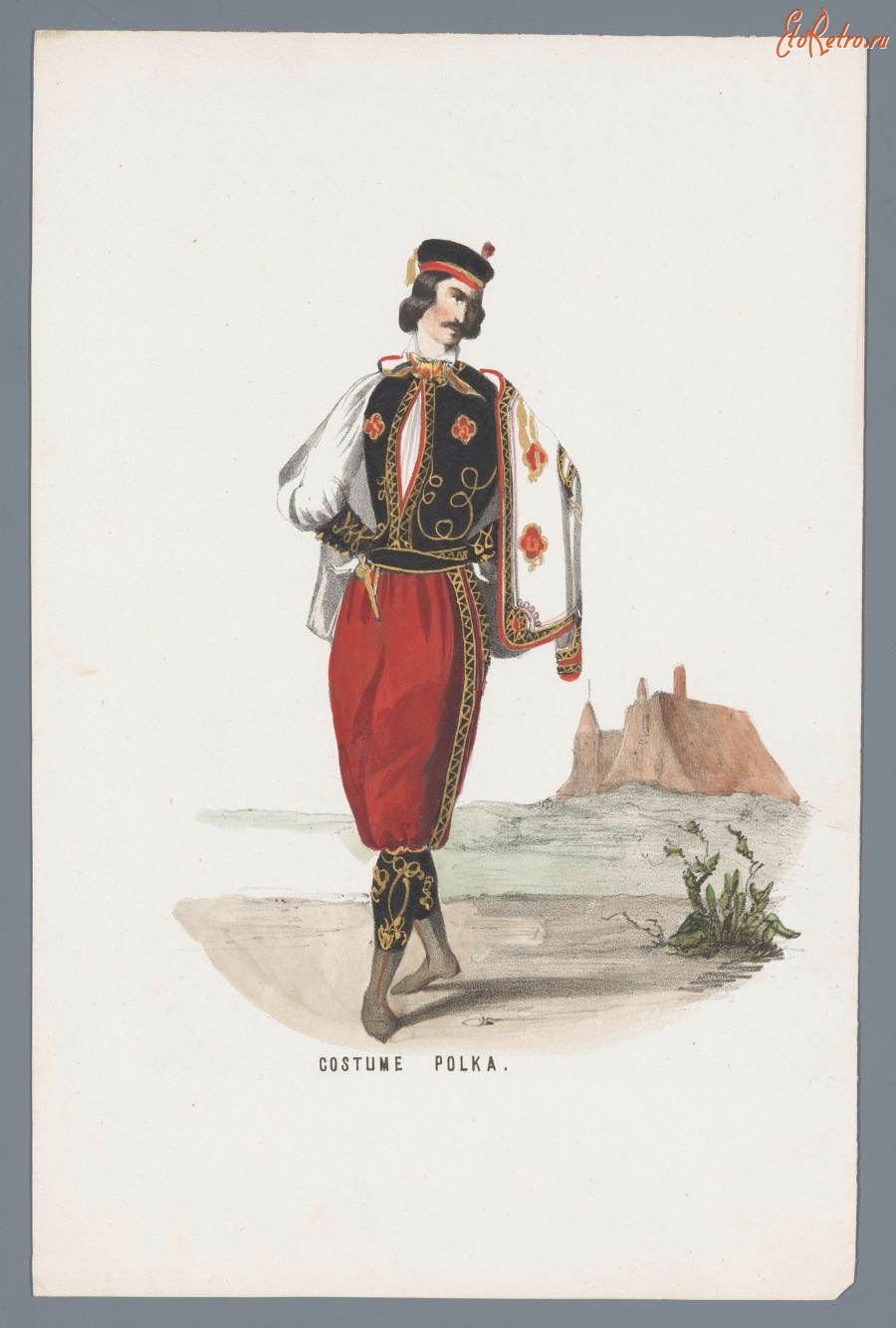 Ретро мода - Мужской польский костюм XIX века