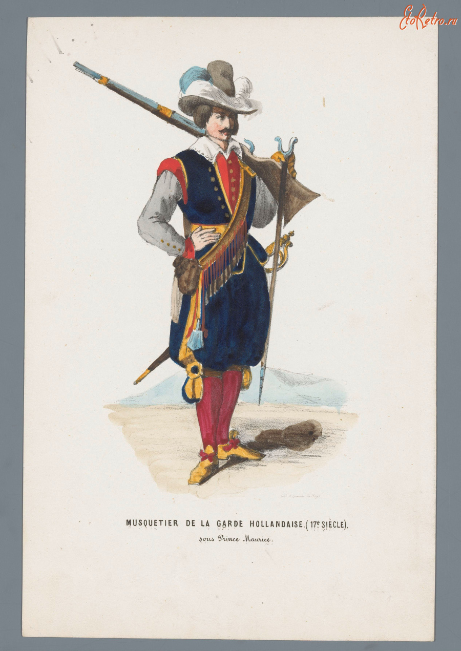 Ретро мода - Мушкетёр голландской гвардии 17-го века