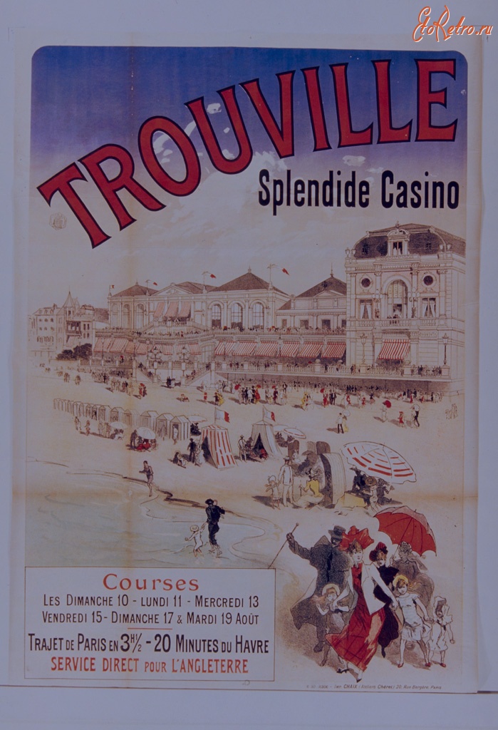 Плакаты - Трувиль. Лучшее казино, 1890