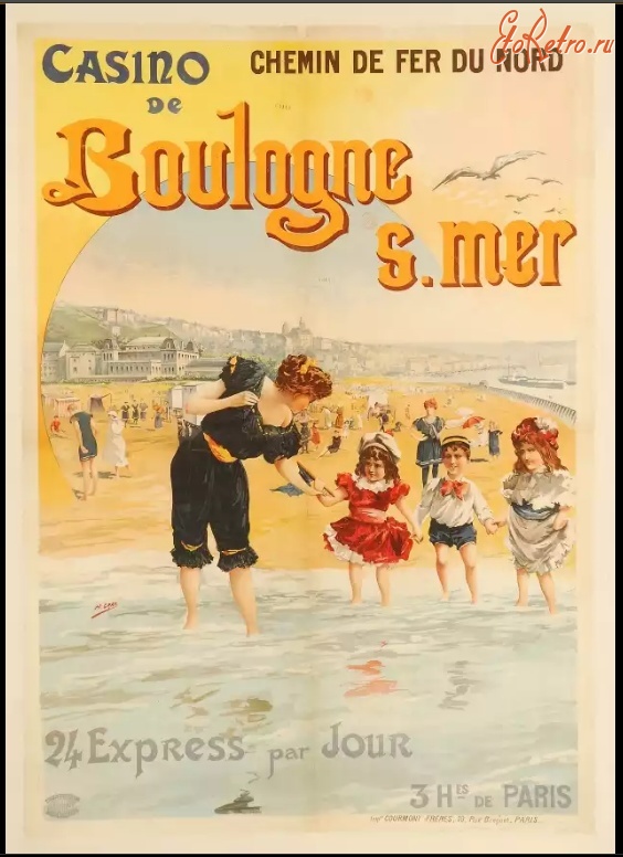 Плакаты - Казино в Булонь-сюр-мер, 1899
