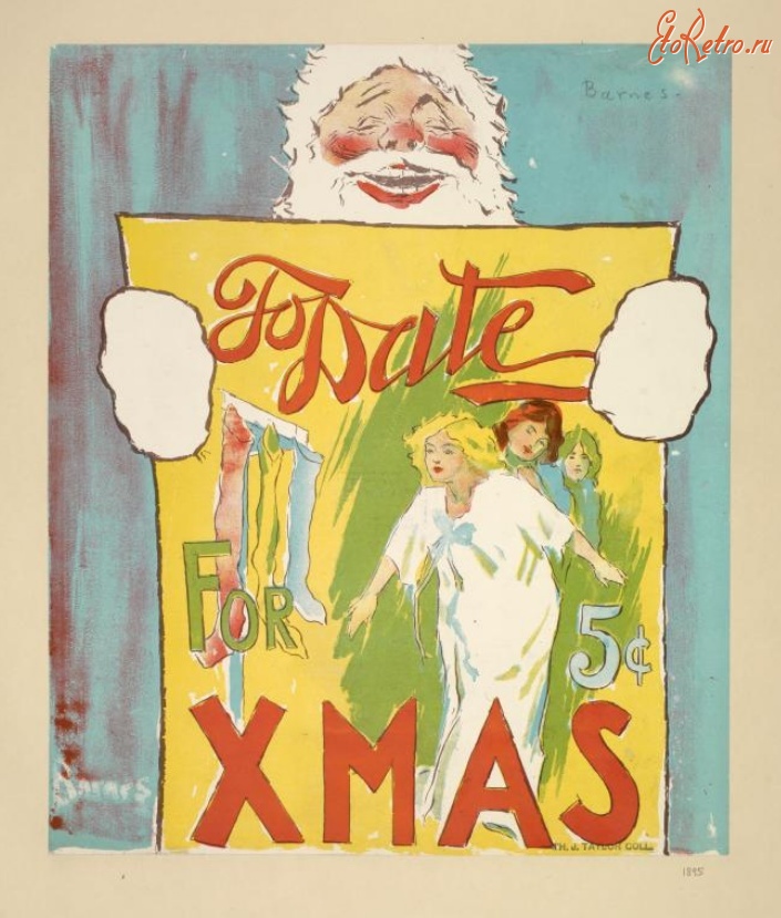 Плакаты - Рождественский День, 1895
