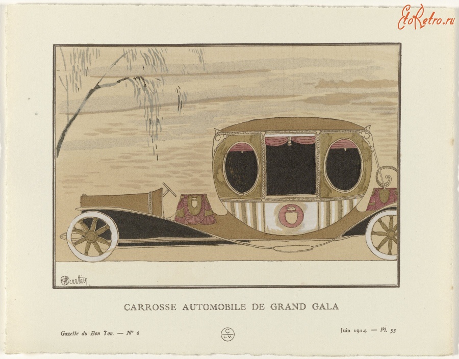 Плакаты - Автомобильная выставка Гранд Гала в Париже 1914