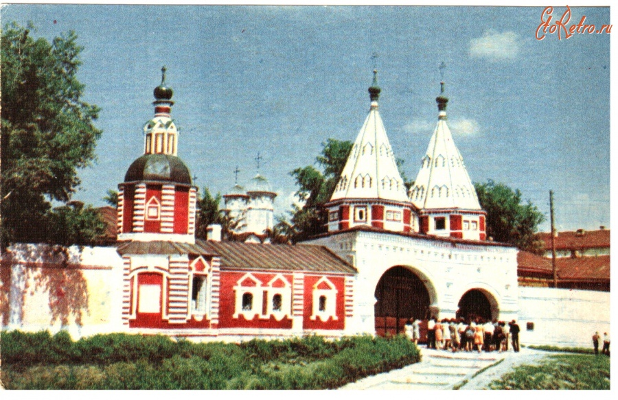 Ретро открытки - Суздаль. Ризположенский монастырь