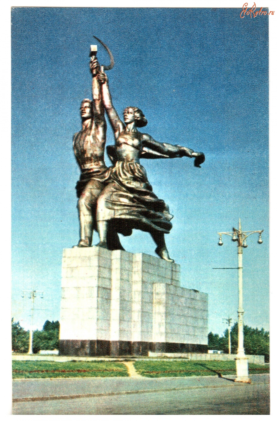 Ретро открытки - Москва. Монумент 